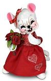 Annalee 6" Rose Bouquet Mouse 2023 - Mint - 110723