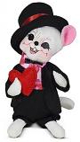Annalee 6" Handsome Heart Boy Mouse 2024 - Mint - 110924