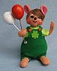 Annalee 5" Irish Balloon Mouse 2013 - Mint - 150413