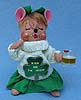 Annalee 6" Celtic Kisses Mouse Holding Mug of Beer - Mint - 150511