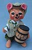 Annalee 6" Irish Pub Boy Mouse with Keg of Ale - Mint - 150610