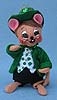 Annalee 6" St. Patrick's Boy Mouse - Mint - 150910