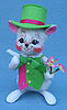 Annalee 6" Spring Boy Mouse - Mint - 152707