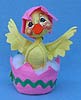Annalee 5" Duck in Pink Egg - Mint - 153288p