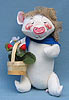 Annalee 10" Country Boy Pig - Mint - 154489x