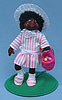 Annalee 7" African American Chantel's Easter Basket - Mint - 159999lips