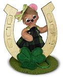 Annalee 3" Horseshoe Girl Mouse 2023 - Mint - 160123