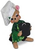 Annalee 6" Irish Chef Mouse with Pot 2022 - Mint - 160422