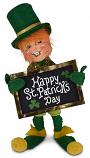 Annalee 5" St. Patrick's Day Leprechaun  Elf 2021 - Mint - 160521