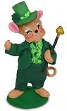 Annalee 6" St. Patrick's Boy Mouse 2022 - Mint - 160522	