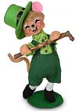 Annalee 6" St. Patrick's Boy Mouse 2024 - Mint - 160524