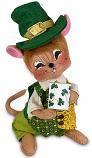 Annalee 6" Irish Coffee Boy Mouse 2021 - Mint - 160721