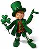 Annalee 12" Leprechaun with Shamrock 2019 - Mint - 160919