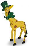 Annalee 12" Irish Giraffe 2022* - Mint - 160922