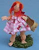 Annalee 7" Country Girl with Basket - Near Mint - 162083bew