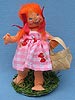 Annalee 7" Country Girl with Basket - Near Mint - 162083
