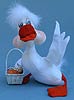 Annalee 13" Quacker Duck with Basket - Mint - Prototype - 163206