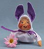 Annalee 7" Bunny Kid with Flower - Near Mint - 167288tong