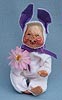 Annalee 7" Bunny Kid with Flower - Mint - 167288xo