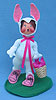 Annalee 7" Easter Bunny Kid with Basket - Mint - 167295ooh
