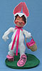 Annalee 7" Easter Bunny Kid with Basket - Mint - 167295xo
