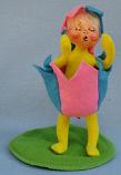 Annalee 7" Easter Egg Kid - Excellent - 167697xooha
