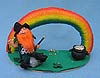 Annalee 3" Rainbow Leprechaun Vignette Prototype - Mint - 169603p
