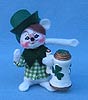 Annalee 3" Irish Mouse with Beer Stein - Mint - 170406ox