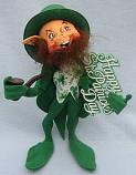 Annalee 10" Leprechaun Happy St. Patricks Day Greeting - Near Mint - 171001