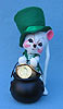 Annalee 7" St. Pat's Treasure Boy Mouse - Mint - 171102ox