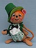 Annalee 7" Paddy O' Mouse with Pipe - Mint - 171198
