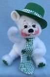 Annalee 8" St. Patricks Bear - Excellent - 172303tonga