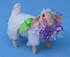 Annalee 5" Spring Lamb with Flowers - Mint - 172691
