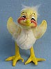 Annalee 5" Fluffy Yellow Chicken - Squinting - Mint  - 172891sq