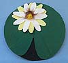 Annalee 8" Flowering Lily Pad - Mint - 184796ox