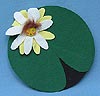 Annalee 8" Flowering Lily Pad - Mint - 184796