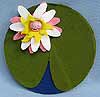 Annalee 8" Pink Flowering Lily Pad - Mint - 184797xo