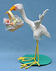 Annalee 10" Stork with 3 Baby in Basket - Mint - 195887