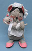 Annalee 12" Mother Mouse with Baby - Near Mint / Excellent - 196487a