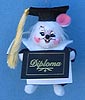 Annalee 3" Graduate Mouse Ornament - Mint - 198904