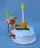 Annalee 3" Birthday Mouse with Green Conical Hat - Mint - 199196