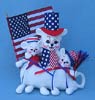 Annalee 9" Stars and Stripes Patriotic Bunch of Mice - Mint - 200006