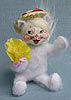 Annalee 4" Spring Flowers Kitty Cat 2013 - Mint - 200213