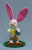 Annalee 3" Gardener Bunny Watering Row of Carrots 2014 - Mint - 200214