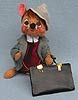 Annalee 7" Business Man Mouse - Excellent - 200289a