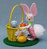 Annalee 5" Easter Basket Bunny - Mint - 200310