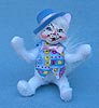 Annalee 4" Easter Parade Boy Kitty Cat - Mint - 200708