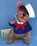 Annalee 7" Sailor Mouse - Closed Eyes - Mint - 200790xo