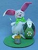 Annalee 5" Artist Bunny Painting Egg - Mint - 200812