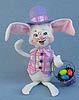 Annalee 6" Easter Parade Boy Bunny with Basket 2016 - Mint - 201116